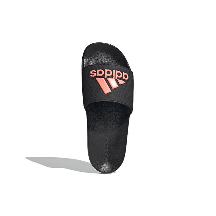 New Adidas Adilette Cozy Wear Resistant Black Unisex Slippers 'Black Pink' GZ3778