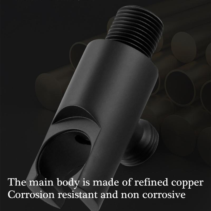 Wall Mounted Handheld Shower Holder Shower Mounting Brackets Wall Elbow Spouts Water Inlet Angle Valves Bathroom Accessory