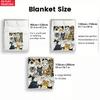 Realistic Cat Portrait Print Flannel Blanket,Soft Throw Blanket for Bed Sofa,Cozy Gift for Cat Lovers,Home Decor for Kids Adults