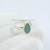 Natural Ethiopian Opal Ring, Teardrop Opal Ring, Gift for Sister, Handmade 925 Sterling Silver Ring, Gemstone Ring