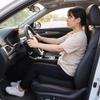 Cuscino Rialzo per Seggiolino Auto Rialzante Antiscivolo per Guidatori Bassi,