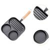Egg Frying Easy Clean Multifunctional Nonstick for Burger Omelet Outdoor triple