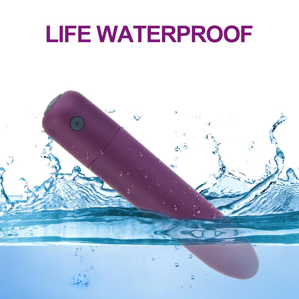 Stimulátor klitorisu Dobíjecí přes USB Masážní přístroj G-bodu Mini kulkový vibrátor Dildo vibrátor Sexuální hračky pro ženy