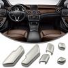 For Mercedes Chrome Door Seats Adjust Button Cover Fits E Class W212 Models