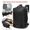 Expandable Unisex Travel Backpack with Vacuum Compression, Double Shoulder Straps, Large Capacity, Multi-layer Storage, Fits Laptop