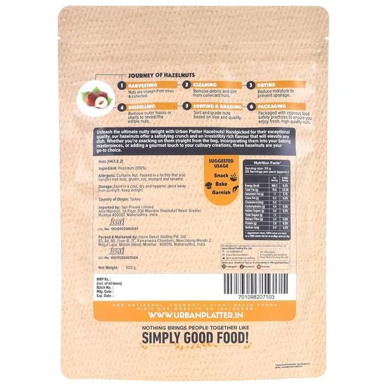urban platter Turkish Dried Hazelnuts, 500Grams