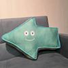 55CM Simulation Colour Expression Arrow Plush Pillow Creative Stuffed Toy Sign Soft Cushion Doll Kids Funny Gift Room Sofa Decor