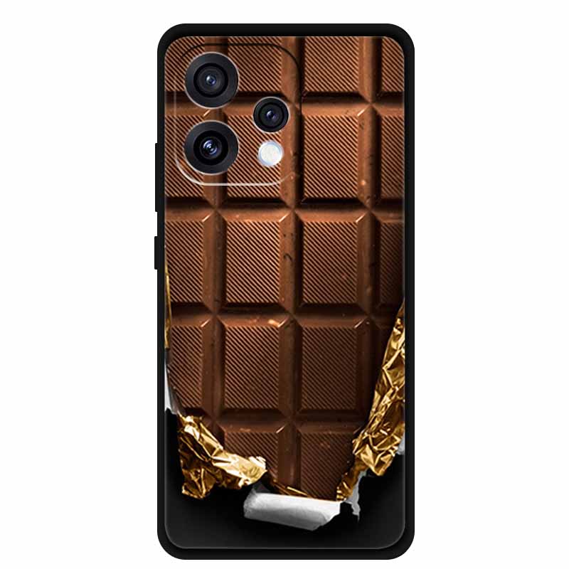 For Oppo Reno15 5G Case Coque Black Soft TPU Silicone Phone Case For Oppo Reno 15C Back Covers Case 6.59" Shockproof Fundas Para
