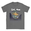 Men Kid Funny Animation Adventure Movie T Shirts Dog Man Pure Cotton Tops Novelty Short Sleeve Crewneck Tee Shirt Unique TShirt