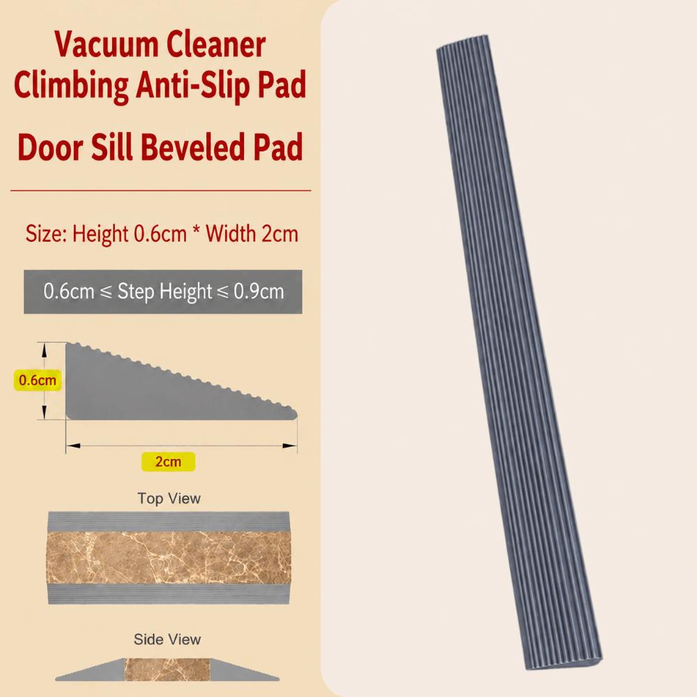 1M Self-adhesive Threshold Ramp Bendable Door Sill Pad Robot Vacuum Pass