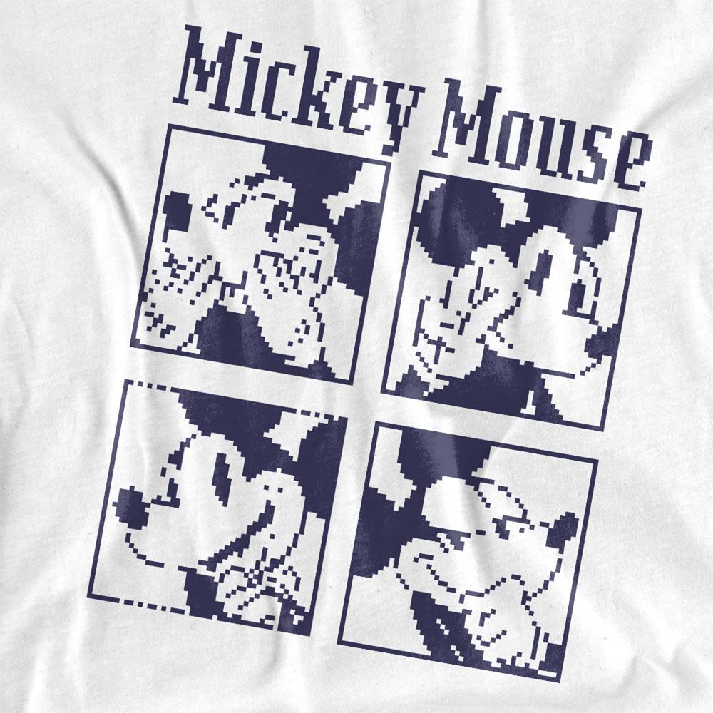 Disney Unisex Adult Mickey Mouse Pixelated T-Shirt