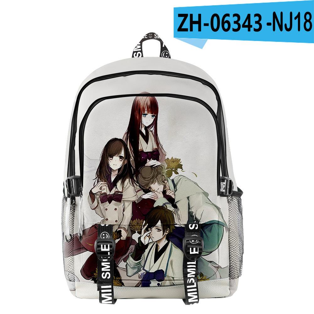Cartoon Youthful School Bag Unisex From the new world Travel Bags 3D Print Oxford Waterproof Notebook multifunction Backpacks