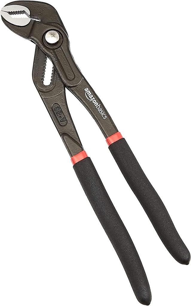 Amazon Basic Snabbkopplingstång med 1 Svart Spår, Ca. 30cm, Bit,