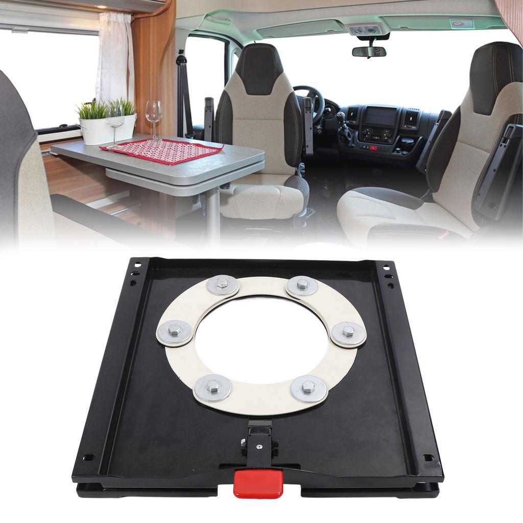 Swivel Car Seat Base 360 Degree Rotating Heavy Duty Hot Rolled Steel Plate Car Chair Swivel for Commercial Vehicle RV