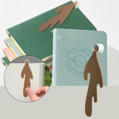 1Pc Cute Funny Corner Spilled Coffee Bookmark Marker Reading