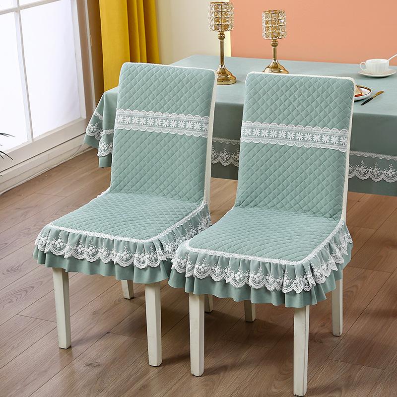 

Универсальная плотная противоскользящая скатерть на четыре сезона, двойная подгибка, чехол на сиденье, полностью облегающие эластичные чехлы на стулья, противоскользящая универсальная подушка на сиденье chair cover 1pc