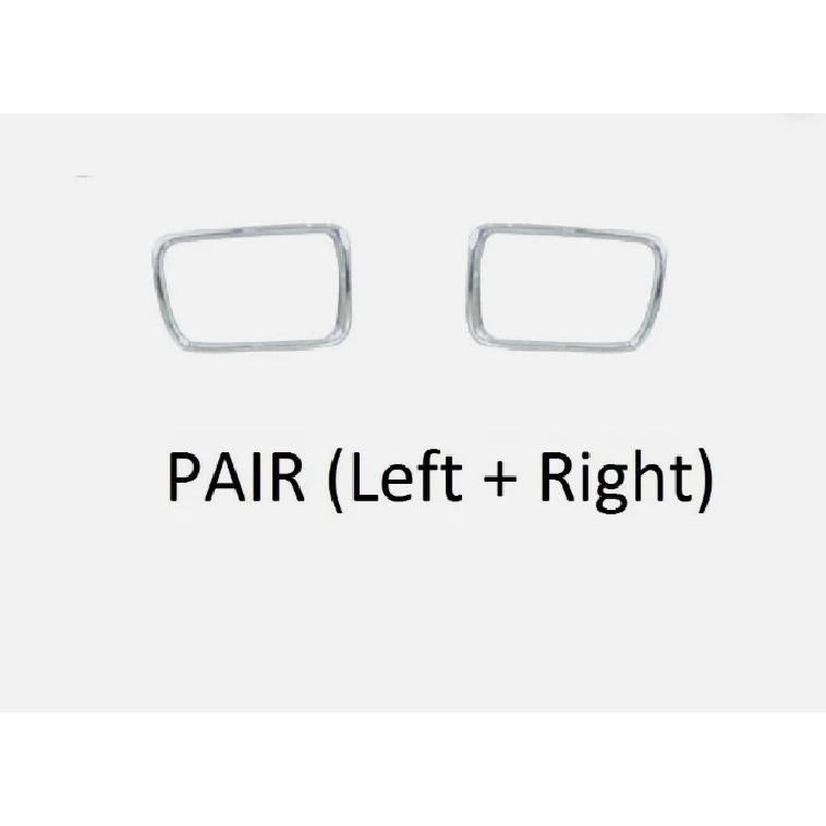 Paar Grill-Zierleisten Chrom-Finish für BMW Für 5er Serie Für E34 1992-1994 ABS OEM Für 5113814872Für 5 Für 51138148726