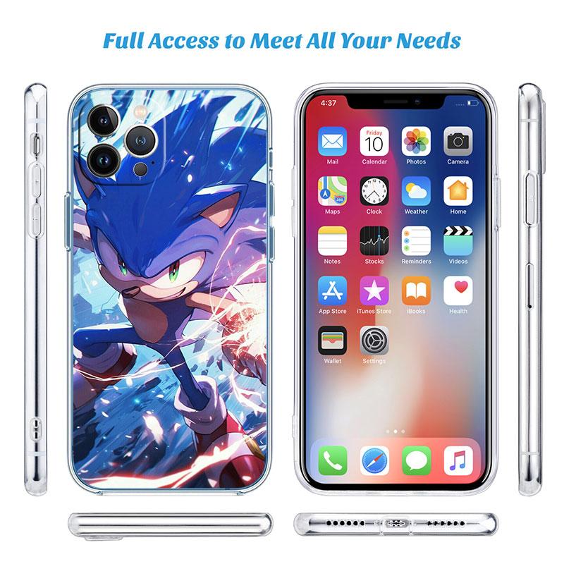 S-Sonics Transparent Phone Case for Motorola Moto E22I E22S E22 E32 E40 E7 E7I G Plus Power Play Stylus G22 G14