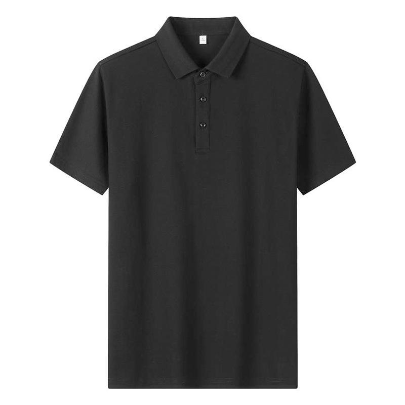 Solona Ice Silk Collared Polo T-Shirt for Office and Group Wear, Short Sleeve with Logo Print.