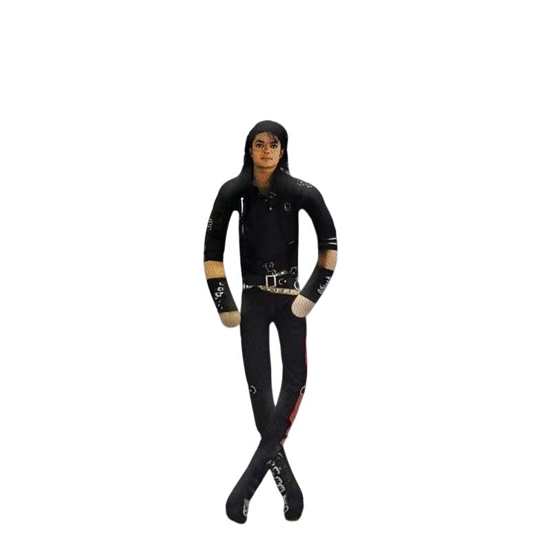 Anime Cosplay MJ Michael Jackson Pluche Pluche Poppen Speelgoed Poppen Kamerdecoratie Abstracte Gewrichtsbeweging Speelgoed