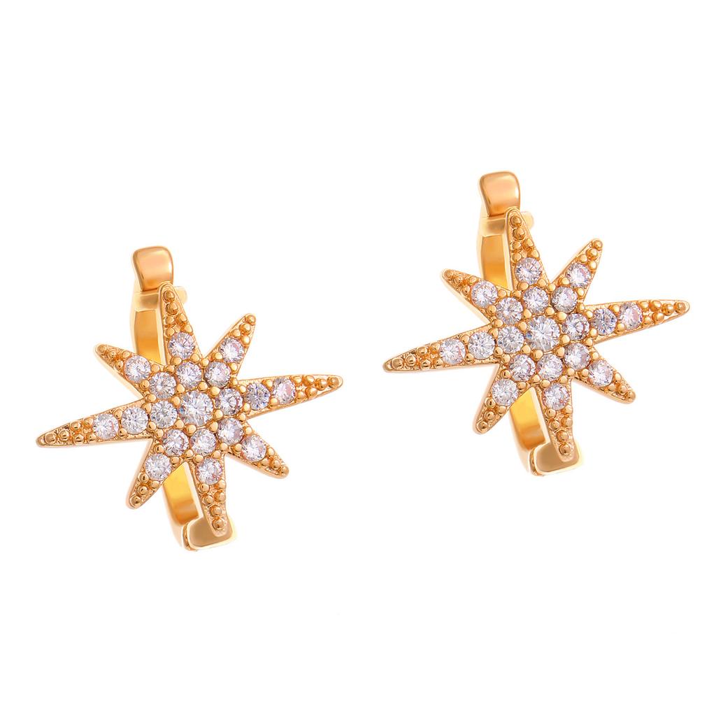 Unique Star Shape Earphone Cuff Not Piercing Earphone Clip Simple Earphone Jewelry Suitable for Various Occasion