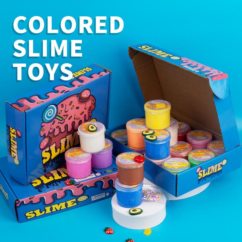 Ice cream toy, butter slime set, super soft and non-sticky, stress relief toy, party favor, 70ml