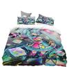 Anime Beautiful Girl Hatsune Miku Balinese Duvet Cover Set Bedding with 1-2 Pillowcases Room Teens Bedroom Decor Fans Gift