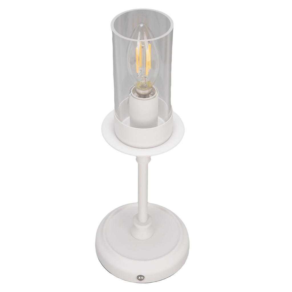 Decorative Candlestick Lamp Vintage Design Multifunctional Bedside Table Lamp for Wedding Parties