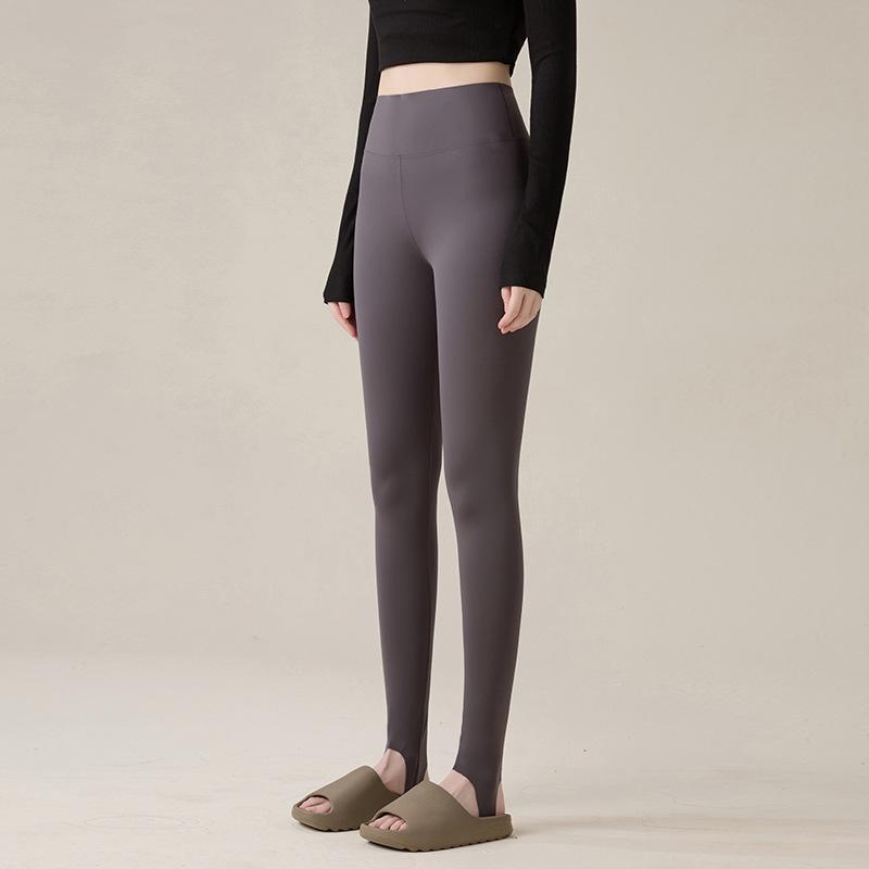 

Women s High-Waisted Tummy-Control Sharkskin Leggings - Slimming Yoga Pants for Spring and Autumn L