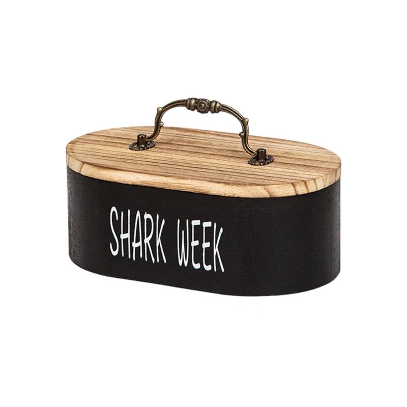 

Waterproof Wood Storage Box for Bathroom Accessory Sturdy Multiple Section Cabinet чорний