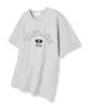 TI.GLAKE Stayfree Oversized Short Sleeve T-Shirt Light Grey