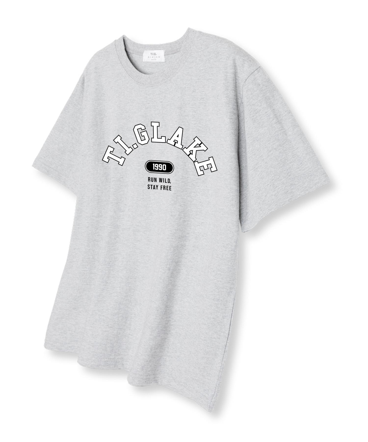 Tee Glake Stayfree Oversized Short Sleeve T-Shirt Light Grey Xxl