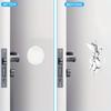 8pcsSet TransparentSelf-Adhesive Shock-Absorbing Door Stopper Wall Protectors | Noise-Reducing Design, Suitable for Home and Office, Easy to Install