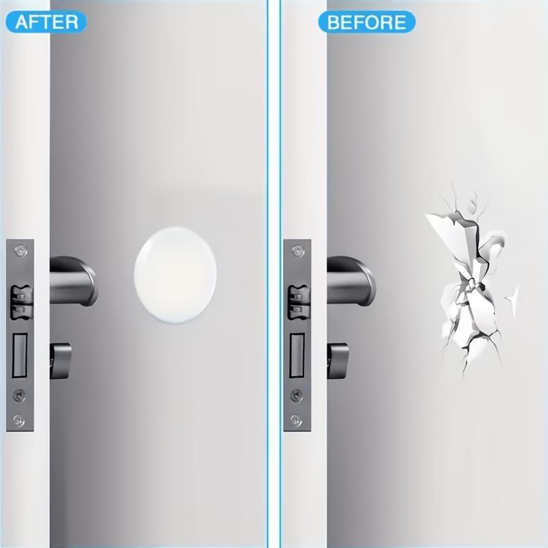 8pcsSet TransparentSelf-Adhesive Shock-Absorbing Door Stopper Wall Protectors | Noise-Reducing Design, Suitable for Home and Office, Easy to Install