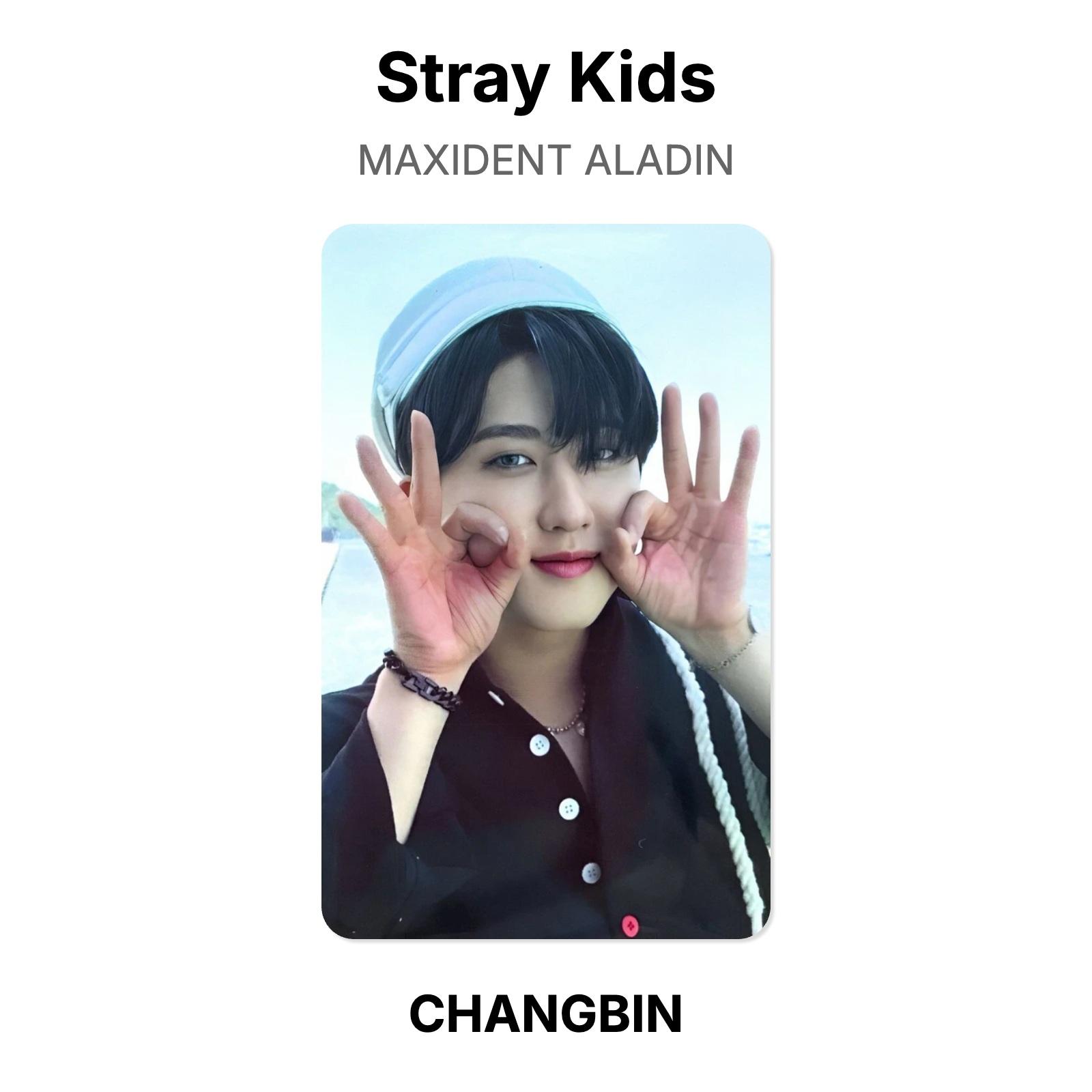 Stray Kids MAXIDENT ALADIN Официальная фотокарточка CHANGBIN