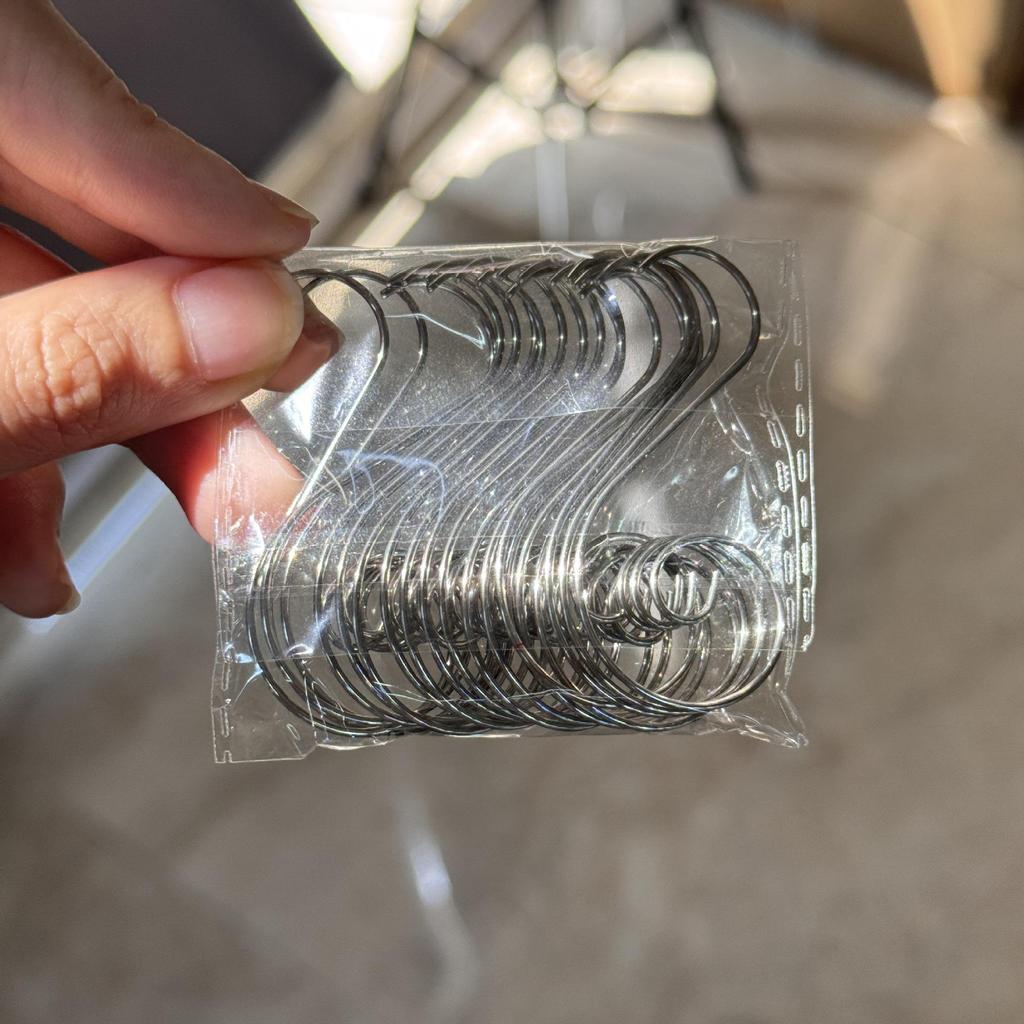 50-Pack Christmas S Hooks for Holiday Decorations - Stocking Holders & Tree Ornaments