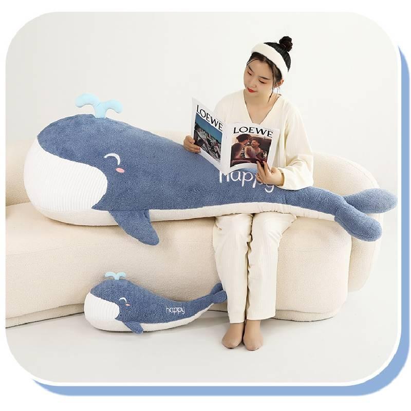 Animals Cute Sea Whale Plush Toys Cartoon Kid Children Sleep Soothing Doll Gift