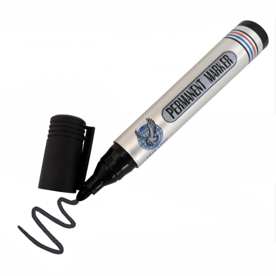 Rosfix Zestaw Markerów Czarnych 12 Szt. – Wielozadaniowe | Długość 14 cm | Mocno Napigmentowane, Idealne do Domu i Biura