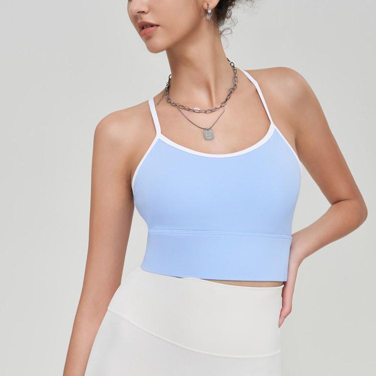 Женский спортивный бюстгальтер весна-лето в двух тонах — фото 5