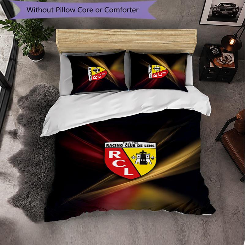 Lens FC Themed Bedding 3Pcs Duvet Cover Set Decorative Bed Linen For Teen Room Home Decoration