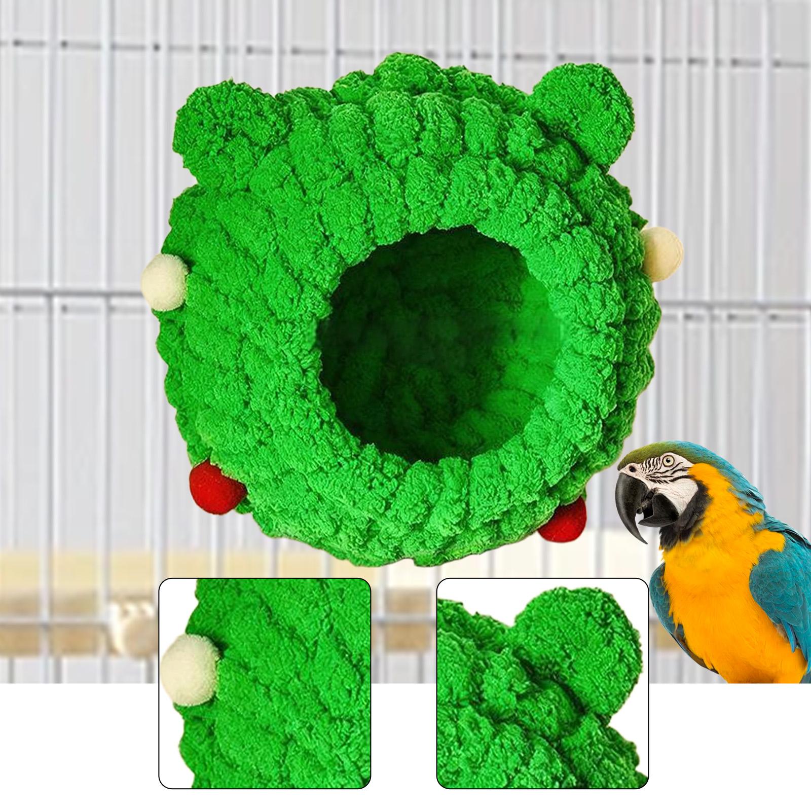 Winter Warm Bird Nest Bed Yarn Hammock Birdcage Accessory for Parrots Budgies Cockatiels Conures