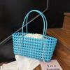 New women's mother bag woven fashion hollow shoulder portable messenger bag casual women's bag