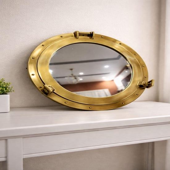 Nautical Porthole Window Frame Maritime Style Decor Round With vibe