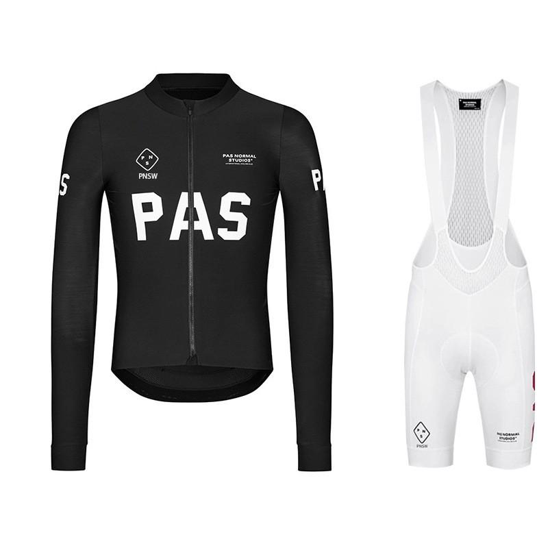 Men Women Cycling Jersey Set Breathable Quick Dry Long Sleeve Mountain Bike Apparel