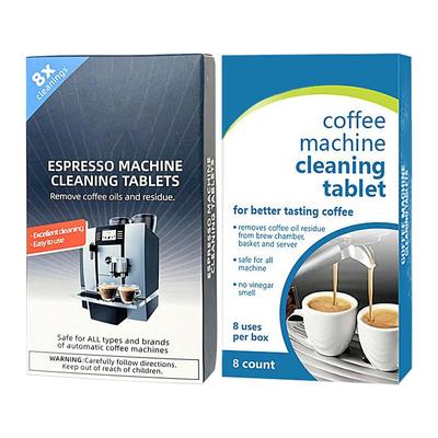 Espresso Machine Cleaning Tablets 8 Count Coffee Machine Cleaner Descaler Tablets Safe & Effective Descaling Tablets