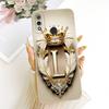 For Huawei Y9 2019 Case Cover Luxury A-Z Letters Fashion Crown 2D Painted Silicone Casing For Huawei JKM-LX1 JKM-LX2 JKM-LX3