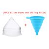 Paint Filter Paper Purifying Straining Cup Funnel Disposable 100 Mesh Paint Filte Mesh Conical Nylon Micron Paper 10/20/30/50Pcs