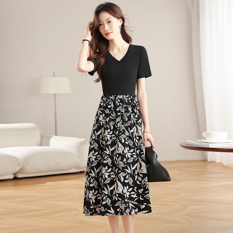 La Chapelle Classic A-Line Slimming Dress 2XL