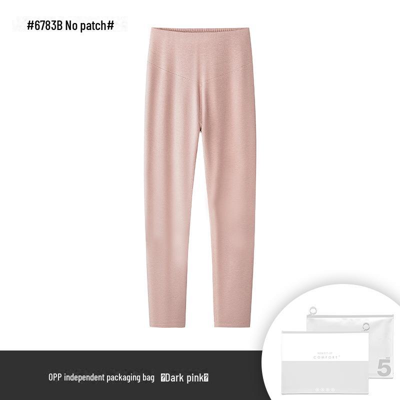 

[Леггинсы с наколенниками из верблюжьей шерсти] Высокая талия, бесшовные, плюс бархат, утолщенные леггинсы для женщин осень/зима No patch, M