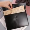 With Snap Button Closure File Folders Pouch Document Organiser Paper Organizer Document Folder Large Capacity Archive Folder